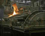 Arcelor Mittal Stahl- und Hüttenwerk: Chargieren des Mischers