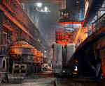 Arćelor Mittal integrated steel mill: casting ingots