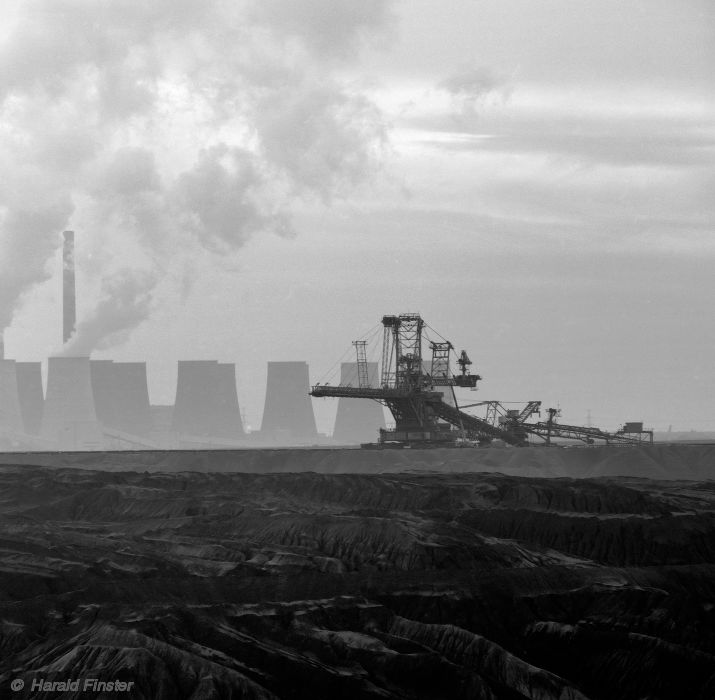 opencast mine with 'Boxberg' power station