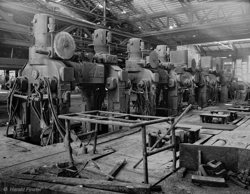 steel mill Maxhütte: rolling mill