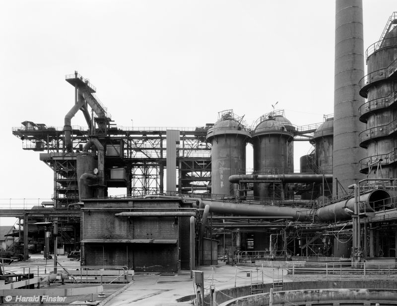 steel mill Maxhütte: blast furnace section
